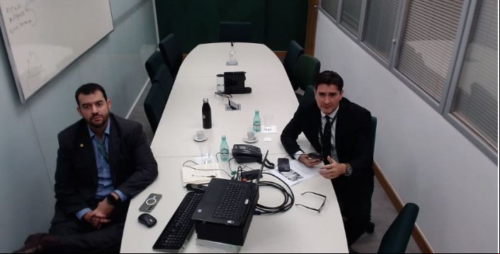 José Henrique Pereira e Rodrigo Kaufmann falam sobre regularização fundiária durante o evento