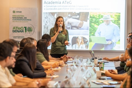 Andrea Barbosa, diretora da ATeG do Senar. Andrea Barbosa, diretora da ATeG do Senar.