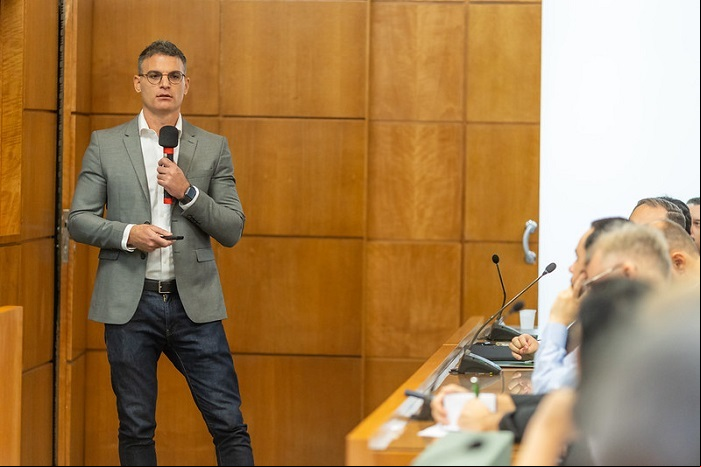 André Maltz Turkienicz apresentou funcionalidades da plataforma Agritrace